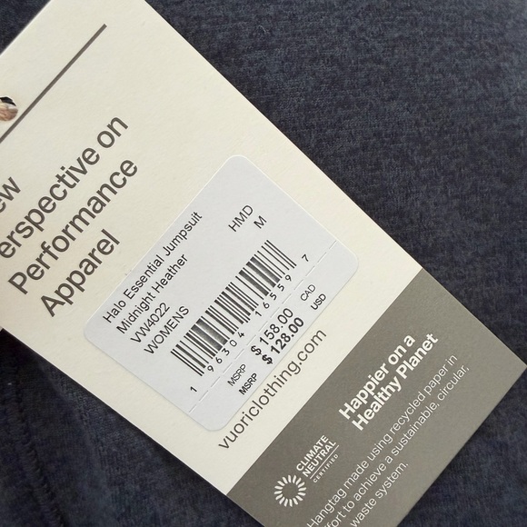 Vuori Halo Essential Midnight Heather Jumpsuit - Picture 6 of 7